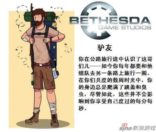 Bethesda：驴友