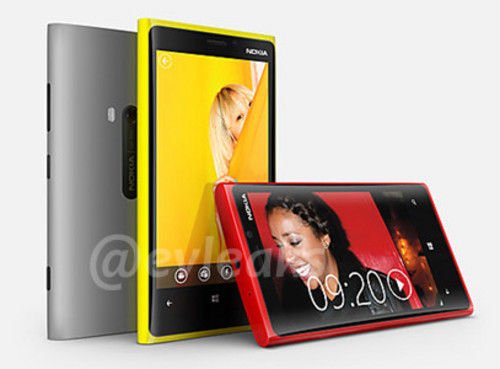 疑似诺基亚Lumia 920效果图