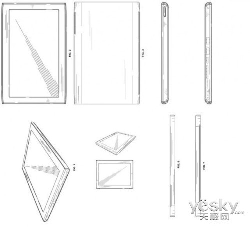 大号Lumia？疑似诺基亚平板专利图曝光
