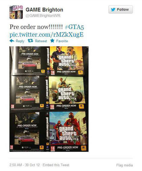 官方确认GTA5发售时间 性感美人海报放出