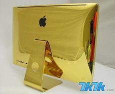美国开卖24K纯金镶钻苹果电脑 闪瞎屌丝双眼！