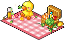新：小鸭野餐毯