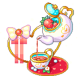 草莓红茶馆茶杯